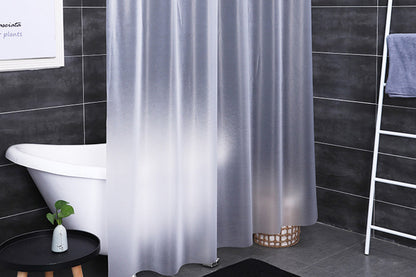 PEVA Shower Curtain Liner with Grommets and Hooks - White