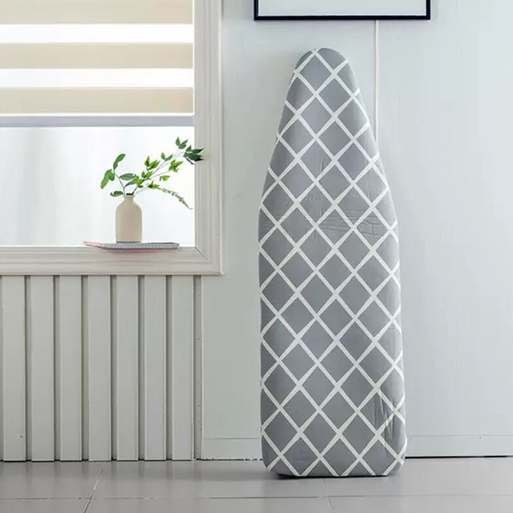 Heat Retaining Felt Ironing Board Cover Easy Fitted Elastic Edge-Plaid
