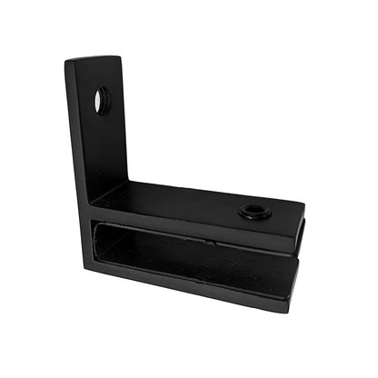 304 Stainless Steel Pool Fence Glass Clamp for 10 to 12mm Panels - Black