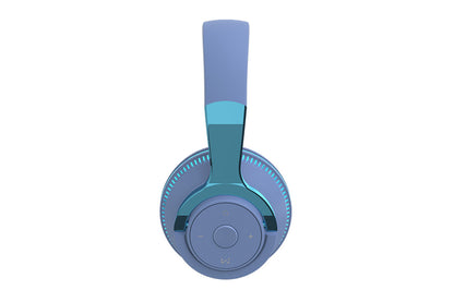 Wireless Headphones Over Ear Stereo Noise Cancelling Headset Comfortable Earpads for Travel Home-Blue