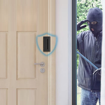2 Pack Home Security Door Lock Door Reinforcement Lock -Black