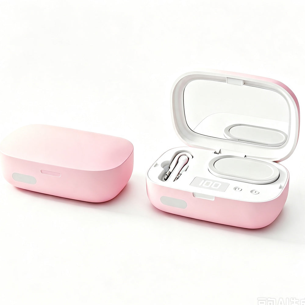 Ultrasonic Contact Lens Cleaner - Pink