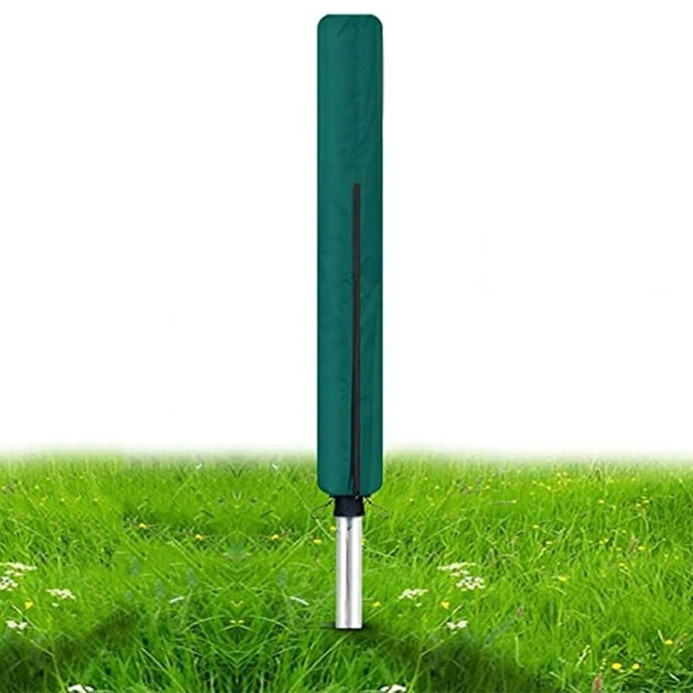 Waterproof Rotary Airer Cover ââ‚?Clothesline Dryer Shield with Zipper Dark Green