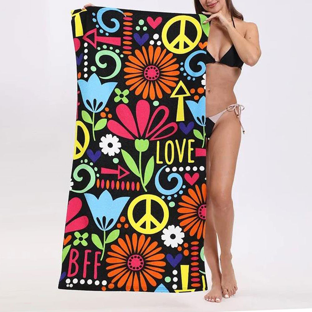 40x70CM Microfiber Beach Towel Quick Absorbent Swim Towel Style 4