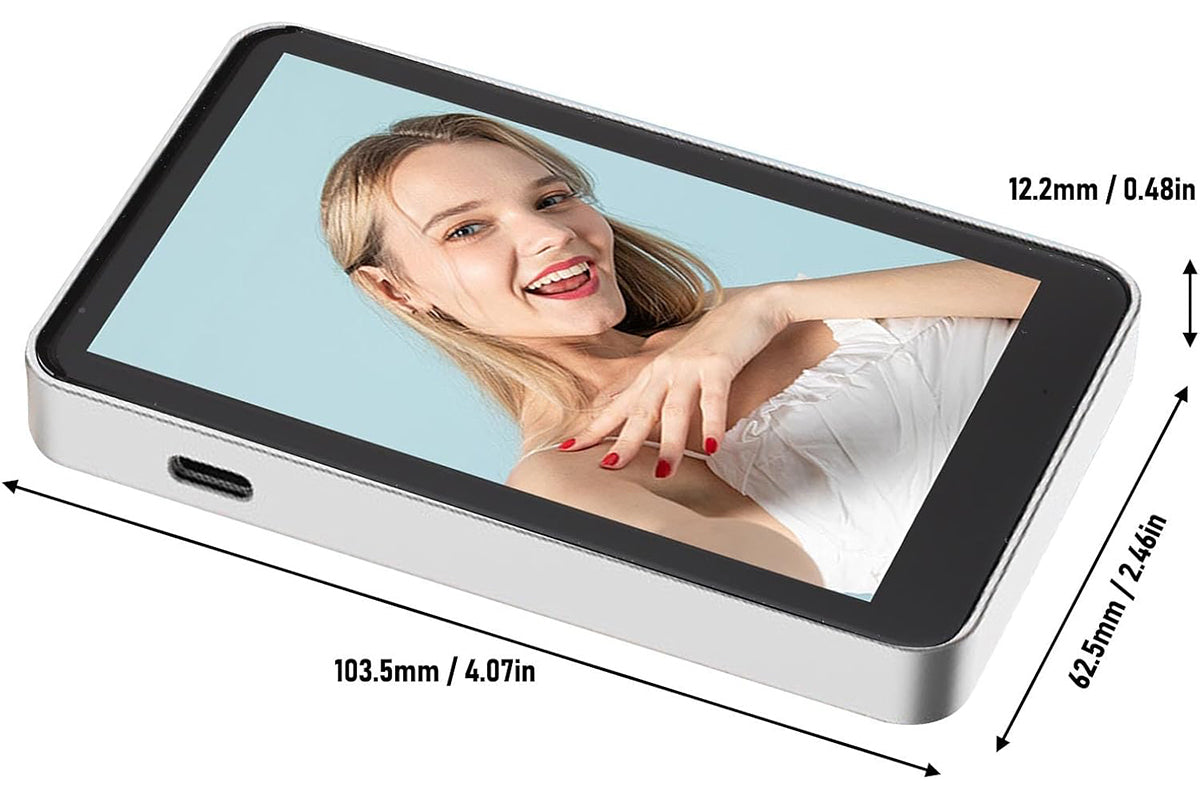 Vlog Selfie Monitor Screen Attractive Back Camera Monitor for Vlog Live TikTok-Grey