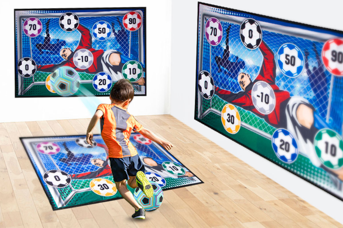 Portable Soccer Goal Set - Blue