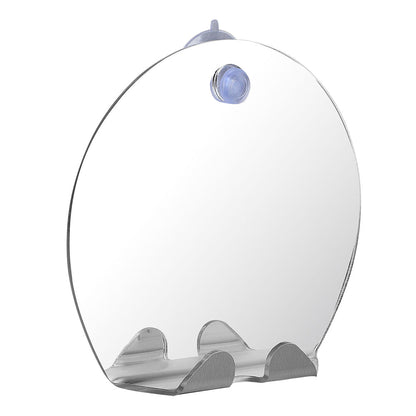 Fogless Shower Mirror Acrylic Shaving Mirror Round