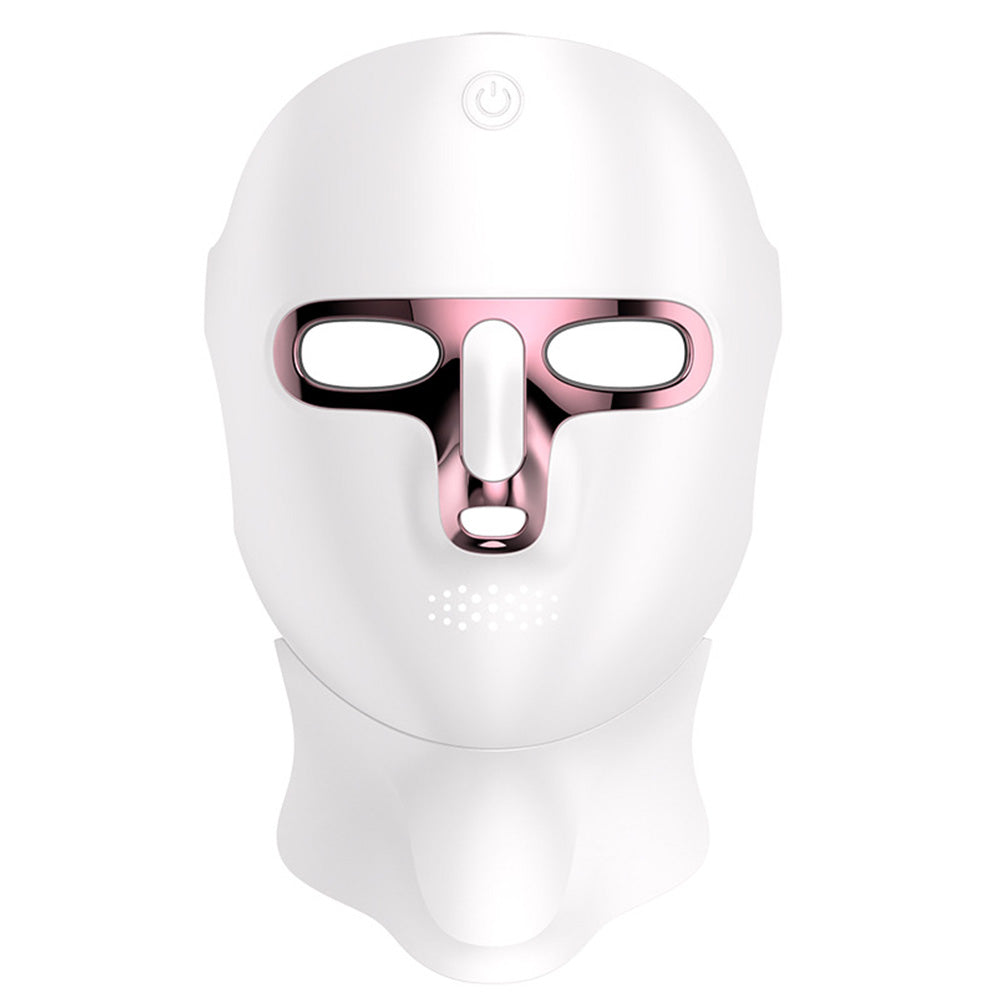 7-Colour LED Therapy Mask USB Rechargeable Facial Light Face and Neck Mask Skin Care Device