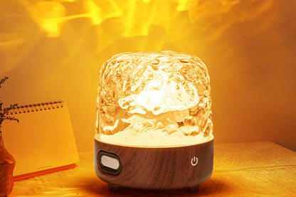 16 Color Changing Waterproof Bluetooth Speaker Lamp - Brown