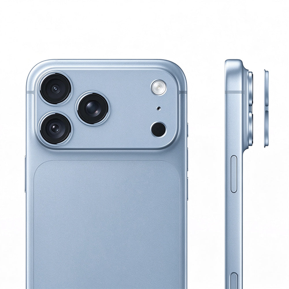 Aluminum Hollow Camera Lens Protector for iPhone 18 Pro - Blue