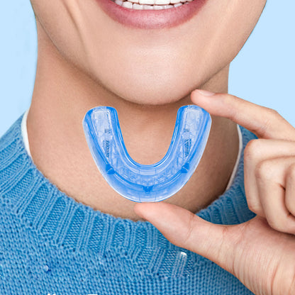 Adjustable Anti-Snore Mouthpiece Stop Teeth Grinding Mouth Guard Sleeping Aid Blue