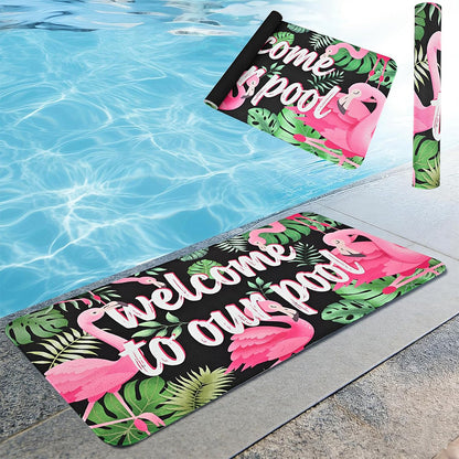 Summer Pool Floor Mat Non Slip Diatomite Mat for Outdoor Patio Beach-Style2