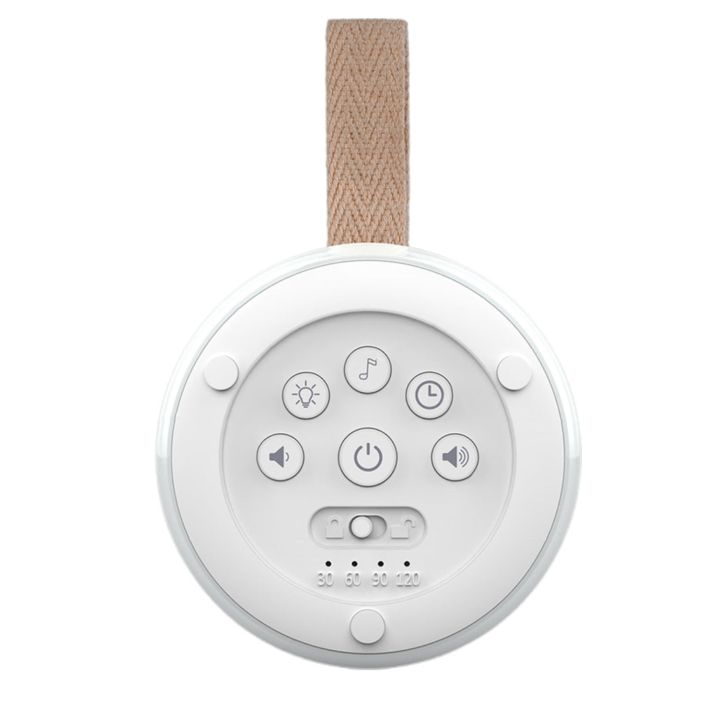 Portable White Noise Machine with 12 Soothing Sounds Rechargeable Sleeping Aid  with Night Light