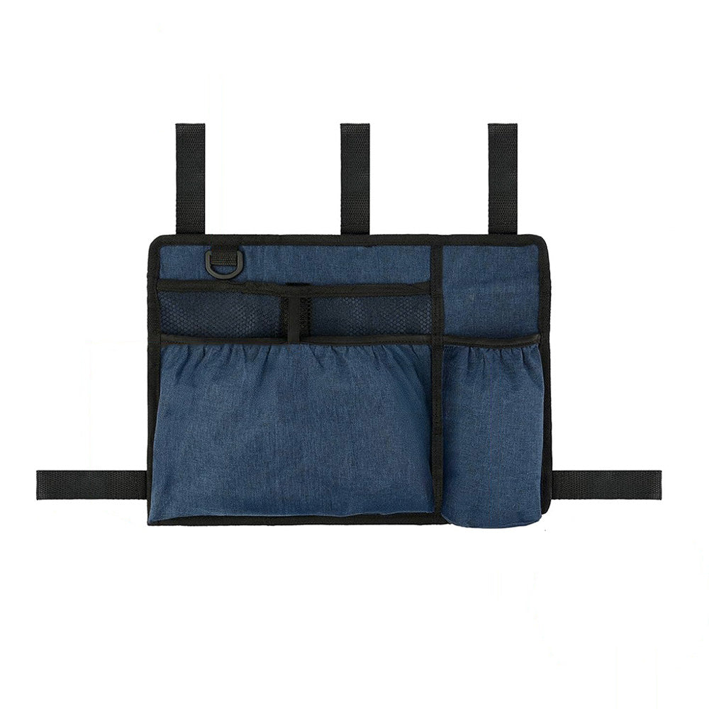 Premium Walker Storage Bag with Multiple Pockets-Blue