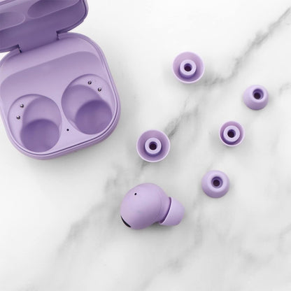 12 Pack Silicone Ear Tips for Samsung Galaxy Buds2 Pro S M L Sizes Replacement-Purple