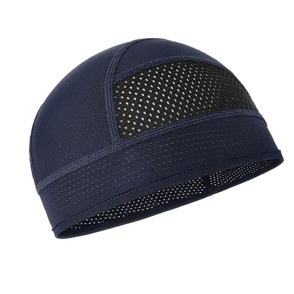 Skull Cap Helmet Liner ââ‚?Cycling & Motorcycle Cap for Under Helmet Use  Navy Blue