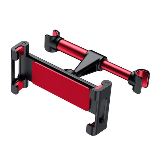 Universal Car Headrest Tablet Holder Rotating Mount for Phones Tablets Red