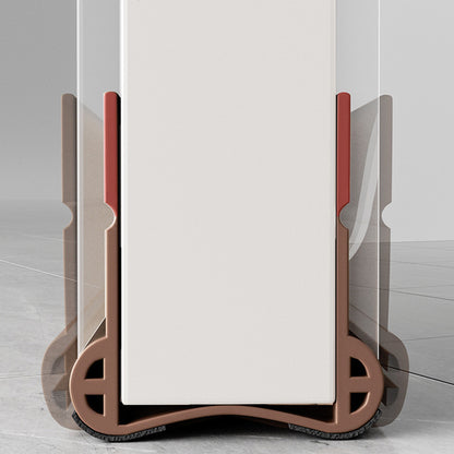 93cm Door Bottom Seal Strip Sound Reducing Felt Light Blocking - Brown