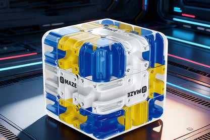3D Rubik Race Game Educational Sensory Toys Rubik's Puzzle Brain Teaser-Blue