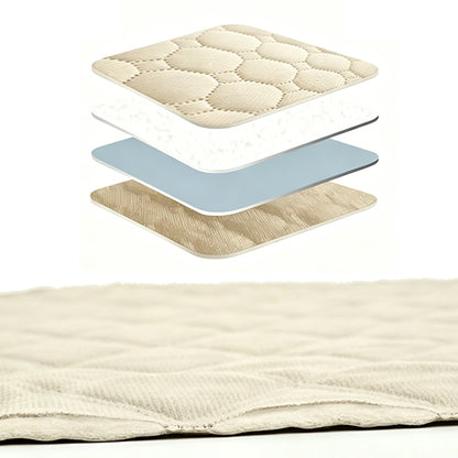 Washable Puppy Pads Waterproof Non Slip Reusable Dog Pee Pads for Floor-Beige
