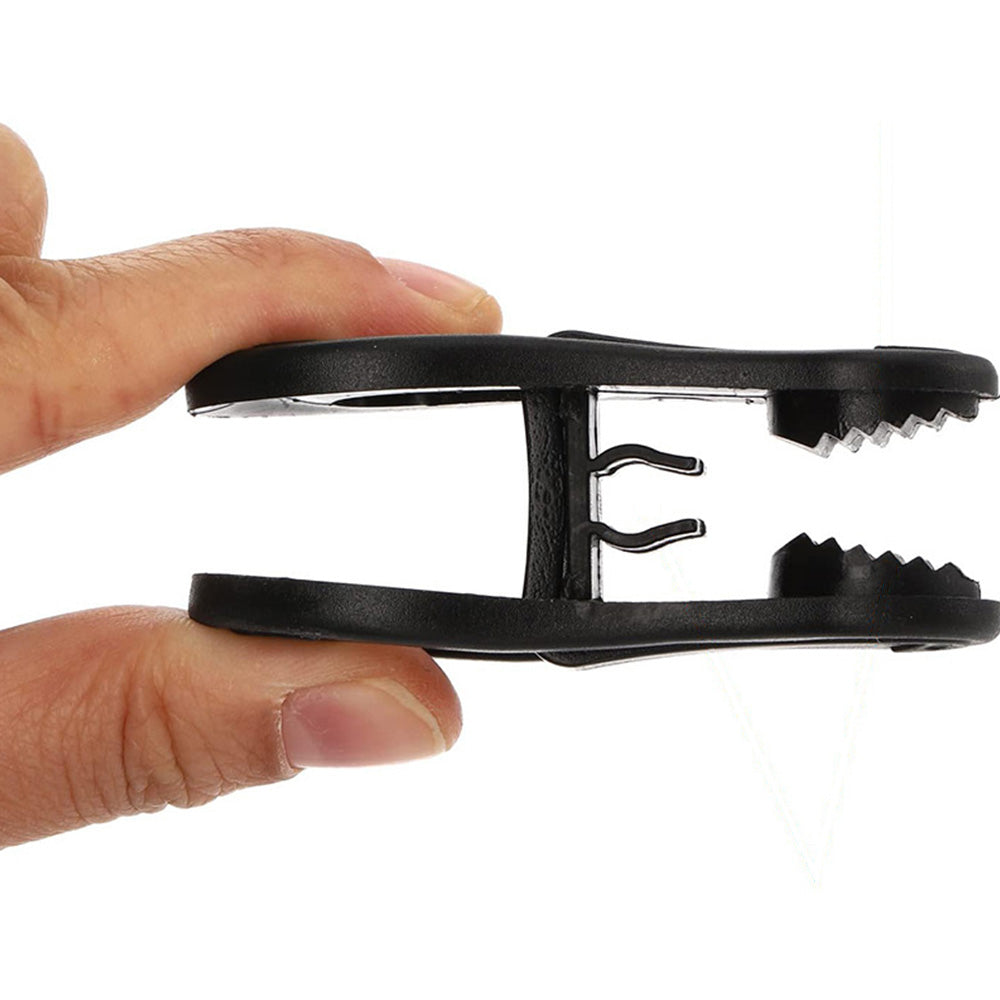 30 Pack Anti Slip Clips for Garments Socks Snacks Hanger Clips - Black
