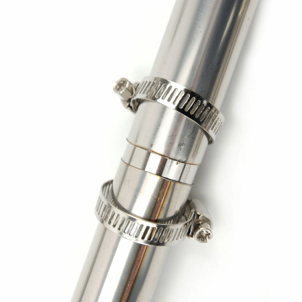 Stainless Steel Parking Heater Exhaust Pipe 60-200cm for Cars & Trucks 120 CM