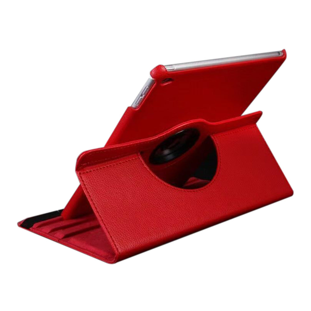 360 Degree PU Leather Case for iPad 10th and 11th Gen A16 - Red