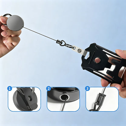 Retractable Anti Theft Phone Tether 60cm Phone Lanyard-Style1