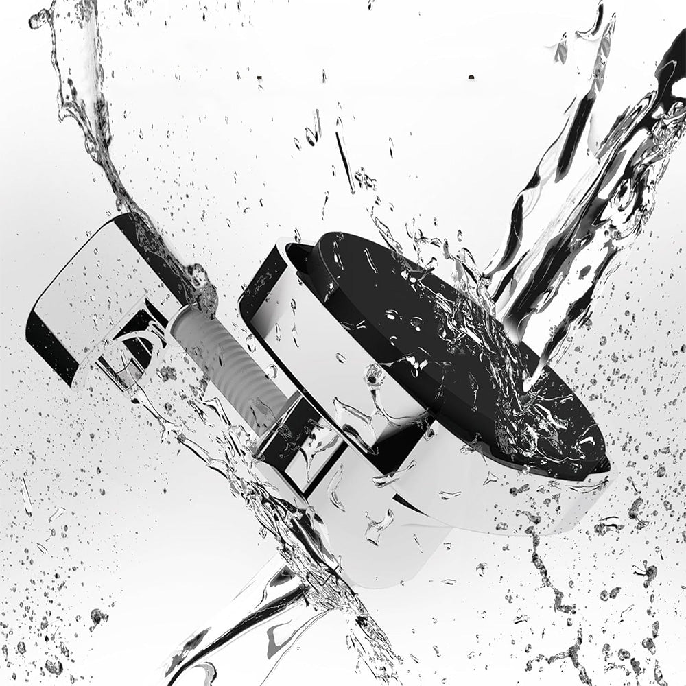 Detachable Suction Cup Shower Head Holder for Bathroom Bathtub Rental-Silver