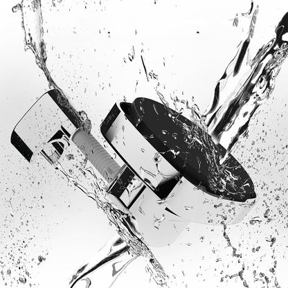 Detachable Suction Cup Shower Head Holder for Bathroom Bathtub Rental-Silver