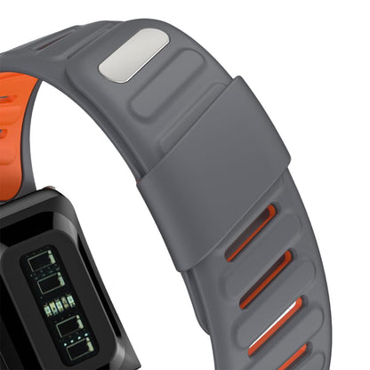 Silicone Sport Band for Whoop 5.0 Waterproof Replacement Wrist Strap Dark Grey