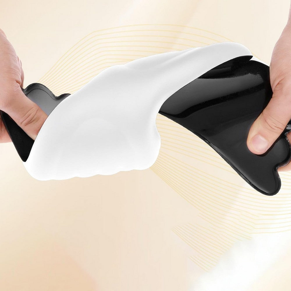Angel Wing Wrist Rest for Keyboard and Mouse Memory Foam Gaming Wrist Rest-White
