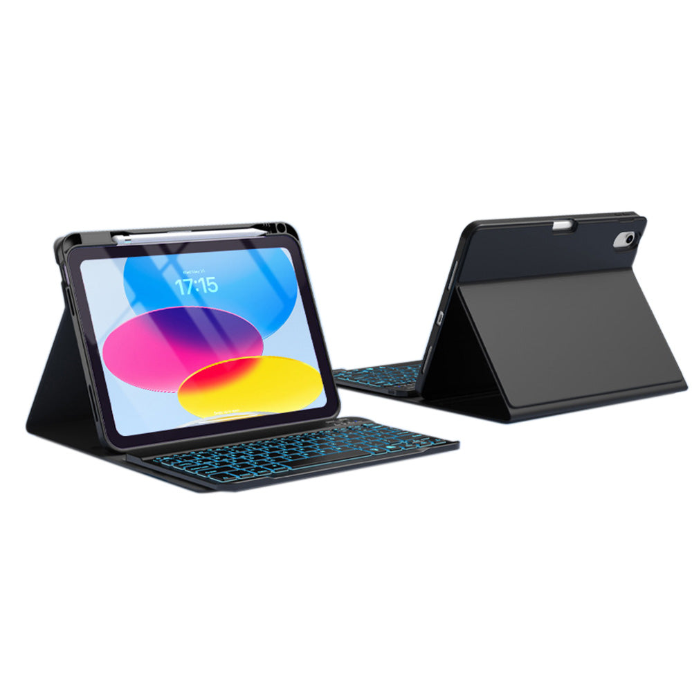 Detachable Backlit Keyboard Case for iPad 10.2 10.5 Inch - Black