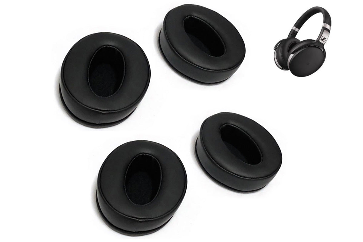 4Pcs Replacement Ear Pads for Sennheiser Headphones Black