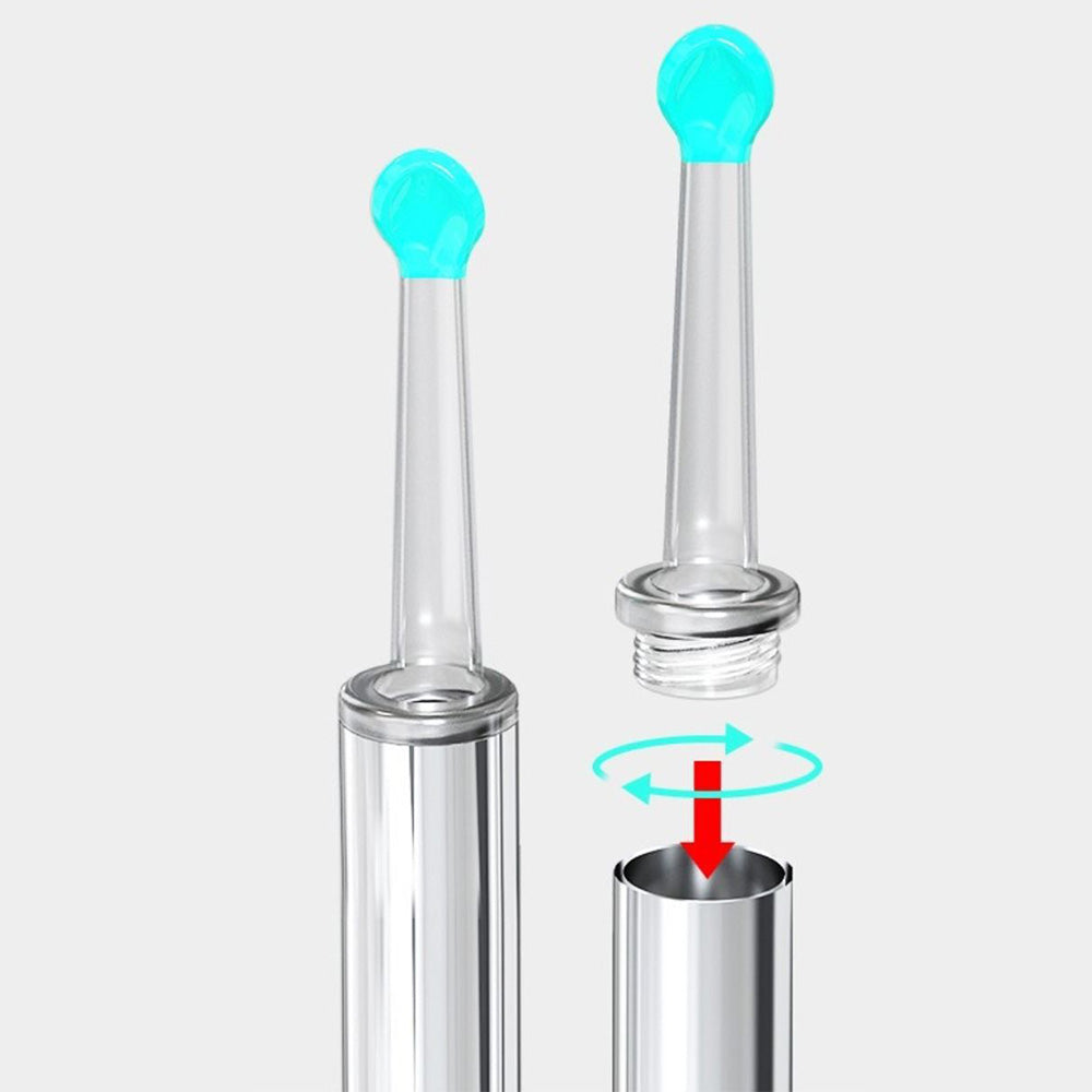 Wireless WiFi Ear Wax Removal Kit with HD Camera 360 Degree Visual Ear Cleaner-White