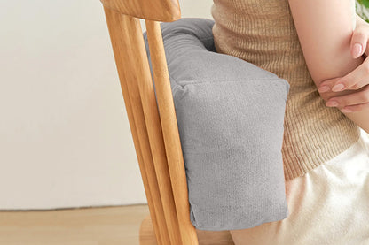 Lumbar Support Pillow PP Cotton Low Back Pillow Office Chair Lumbar Cushion-Grey