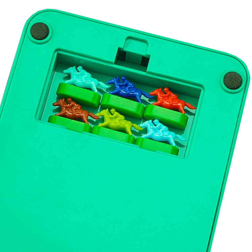 Electric Horse Racing Table Game with 6 Horses Portable Desktop Entertainment Game