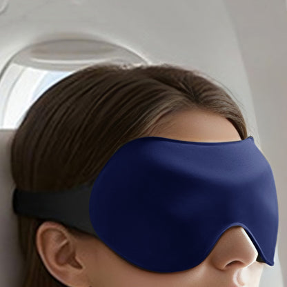 3D Full Blackout Sleep Mask-Blue