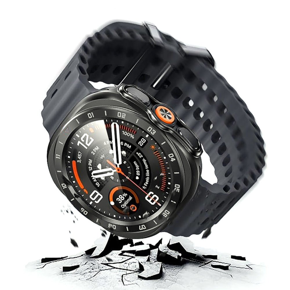 3 in 1 Screen Protector for Samsung Galaxy Watch Ultra 2 47mm - Black