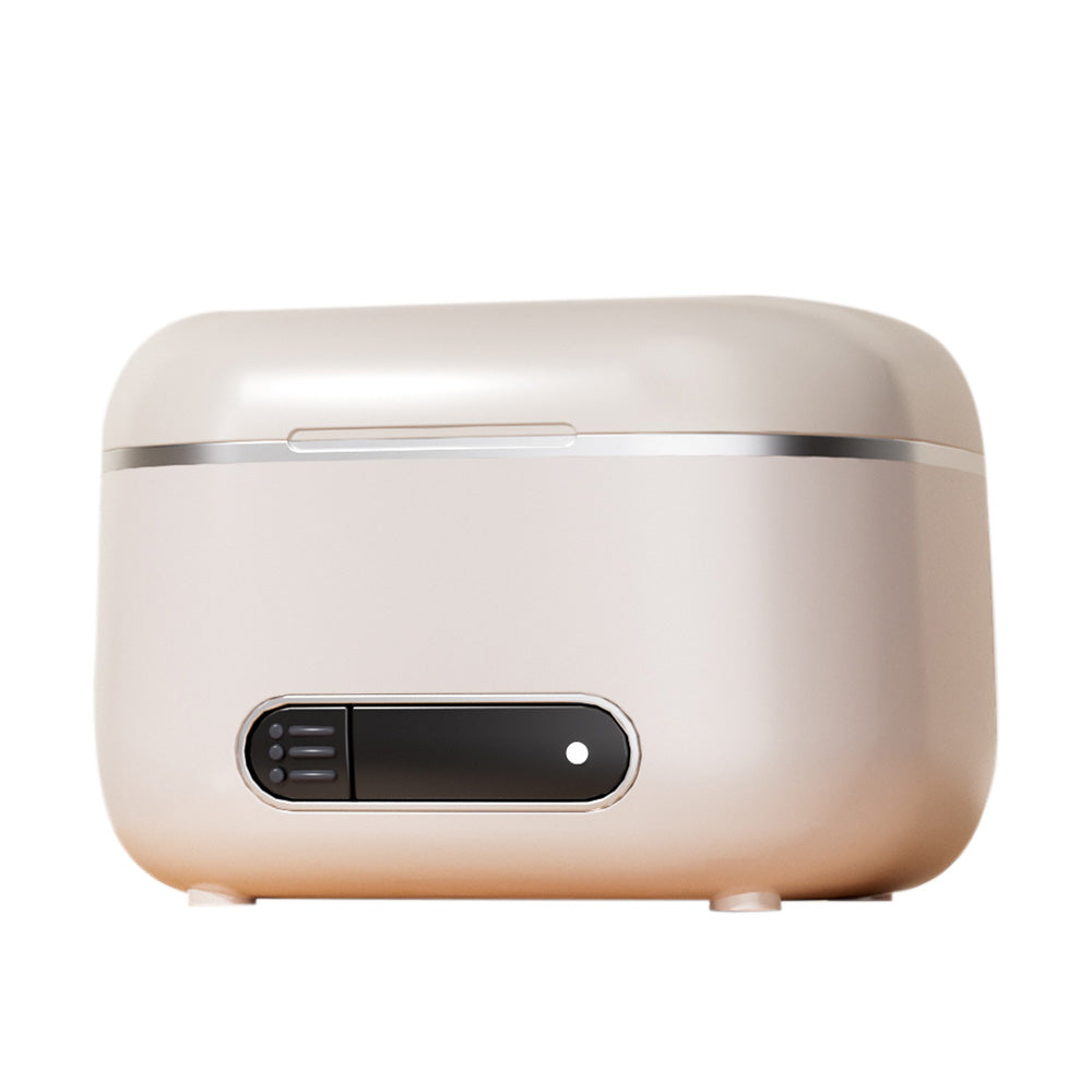 Portable Ultrasonic Retainer Cleaner Dental Appliance Cleaning Machine -Beige