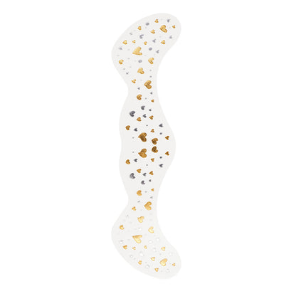 6 Piece Sweat Resistant Gold Transfer Stickers for Party