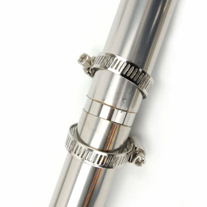 Stainless Steel Parking Heater Exhaust Pipe 60-200cm for Cars & Trucks 200 CM