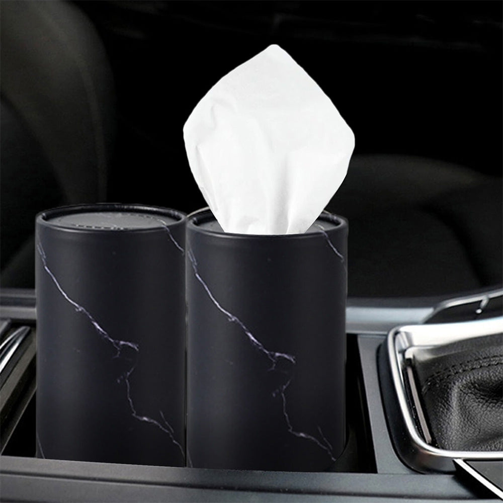 6Pcs Set Cylindrical Car Tissue Holders with Tissue Travel Tissue Box