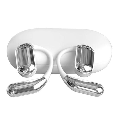 Real-Time AI Translation Earbuds Wireless Headphones for Travel Meetings Learning-White