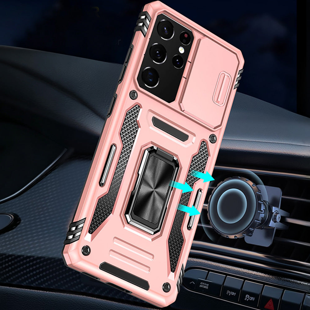 Ring Stand Phone Case for Samsung Galaxy A57 - Navy