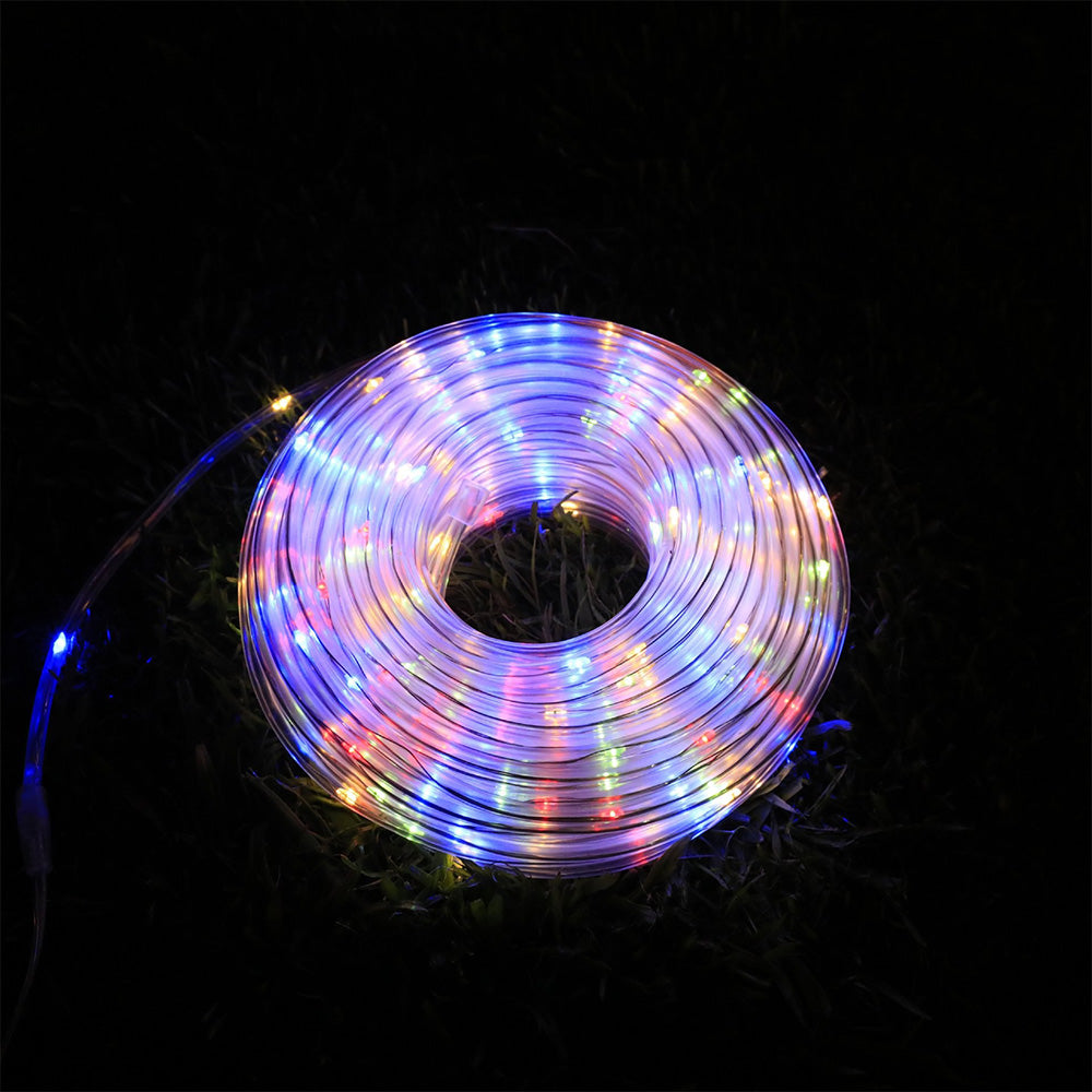 12m Solar Rope Lights with 8 Modes for Parties Weddings - Mixed Color