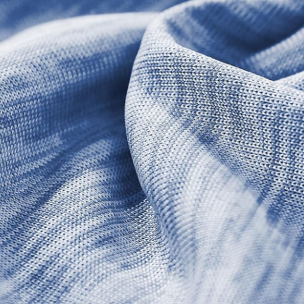 Double Side Cooling Blanket Soft Breathable Summer Blanket for Hot Sleepers Night Sweats Blue