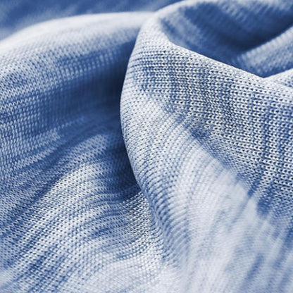 Double Side Cooling Blanket Soft Breathable Summer Blanket for Hot Sleepers Night Sweats Blue