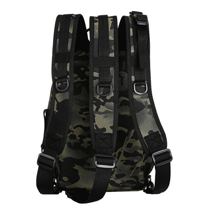 Fishing Tackle Backpack with Rod Holder Outdoor Shoulder Bag for Fishing Gear Storage Green