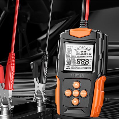 Car Battery Tester 12V 24V Gel AGM Wet Battery Analyzer Charging Diagnostic Test Tool
